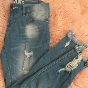 Cropped jeans